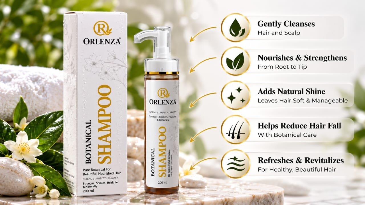 Orlenza Botanical Shampoo (200ml)